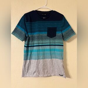 Ocean Current Men's Blue Gradient Tee Size: L